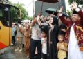 112 Jemaah Haji Bontang Diberangkatkan ke Embarkasi Balikpapan