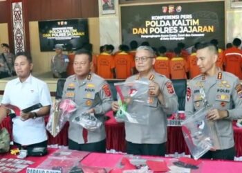 81 Bandit Jalanan Kaltim Disikat, Samarinda Wilayah Terawan