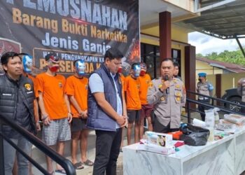 Berawal dari 4 Linting, Polsek Loa Kulu Bongkar Rekor Kasus Ganja Terbesar Kaltim
