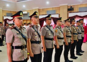 Mutasi Polres Kutim, 5 Jabatan Kasat hingga Kapolsek Resmi Bergeser