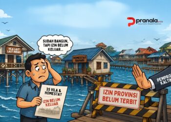 Berdiri di Atas Laut, 35 Vila dan Homestay di Bontang Kuala Terganjal Izin Provinsi