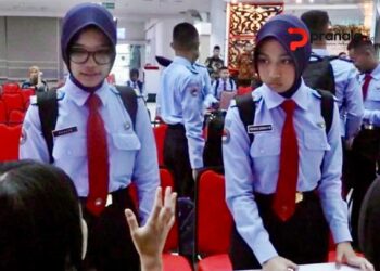 Cetak Sejarah Baru, Ratusan Siswa Angkatan Pertama SMA Taruna IKN Resmi Masuk Asrama