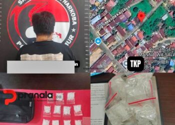 Hampir 50 Gram Sabu di Sangatta Kutim Gagal Edar