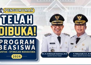 Khusus KTP Lokal, Pemkab Kutim Buka Beasiswa Tuntas dan Stimulan 2026