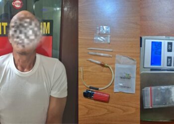 Mengaku Dapat dari Gunung Bugis, Pria Botak di Balikpapan Ditangkap Bawa 2 Paket Sabu