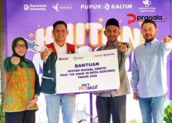 Modal KK dan KTP, 150 Anak Bontang Ceria Ikut Khitan Massal Pupuk Kaltim