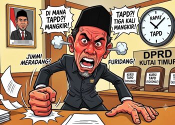 APBD Kutim 2026 Mandek, Dewan Meradang TAPD Tiga Kali Mangkir Rapat